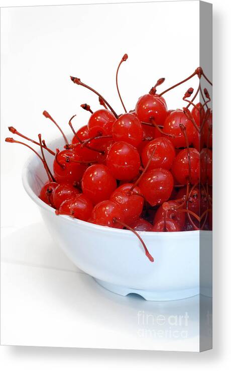 Cut Out Canvas Print featuring the photograph Life is Just a Bowl of Cherries 2 by Amy Cicconi