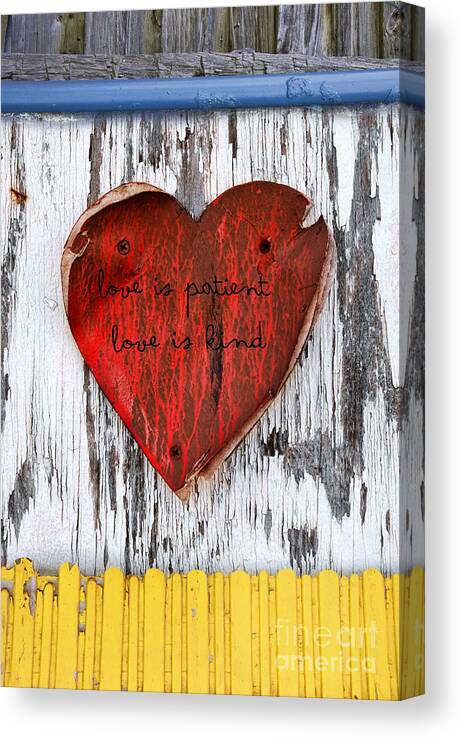 Love Canvas Print featuring the photograph Love is by Jill Battaglia