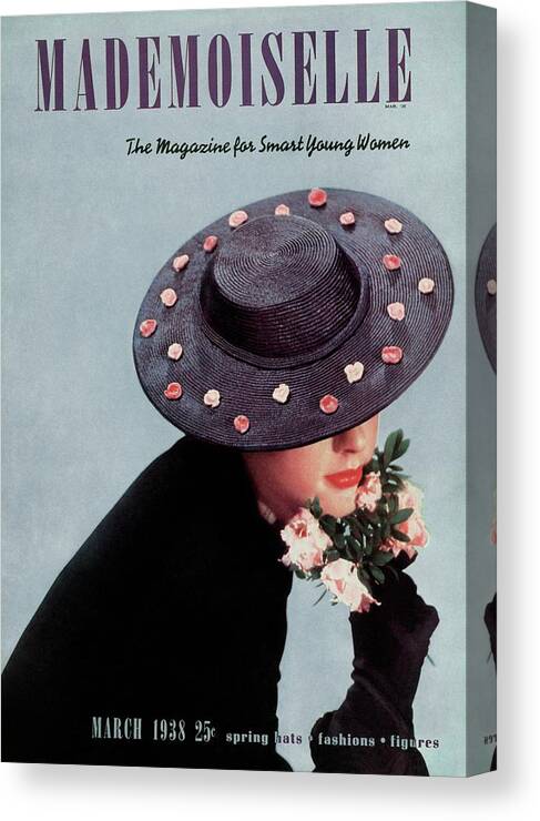 Accessories Canvas Print featuring the photograph Mademoiselle Cover Featuring Jean Burnes by Paul D'Ome