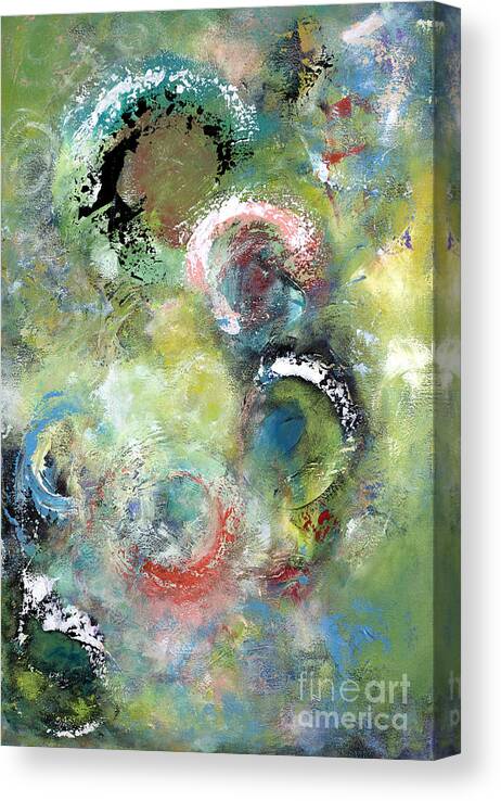 Acrylic Canvas Print featuring the painting Monster by Jason Stephen