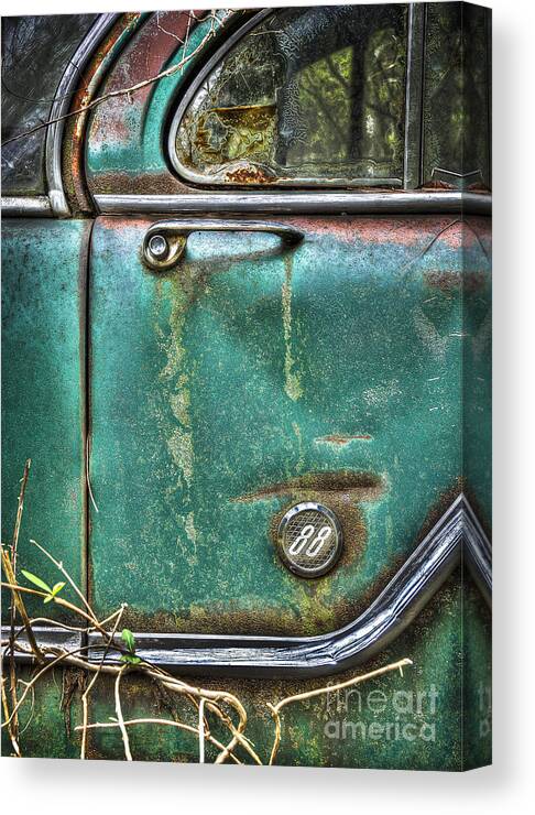 Ken Johnson Canvas Print featuring the photograph Olds 88 by Ken Johnson