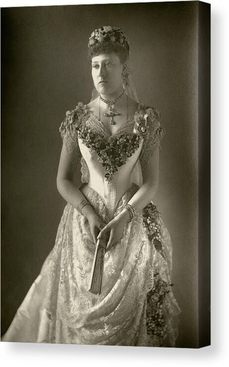 1893 Canvas Print featuring the photograph Princess Beatrice (1857-1944) by Granger