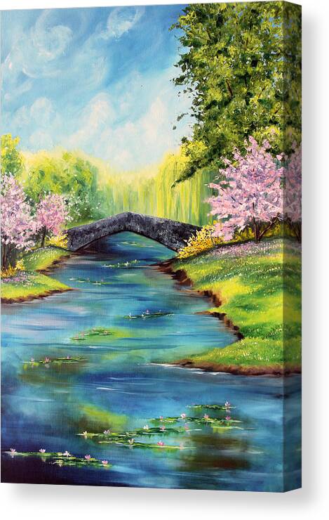 Spring Canvas Print featuring the painting Promise by Meaghan Troup