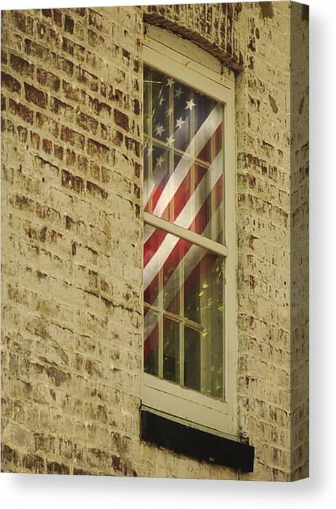 Window Canvas Print featuring the photograph Reflect by Terry DeLuco