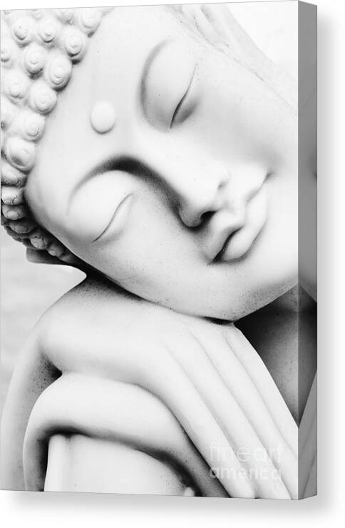 Buddha Canvas Print featuring the photograph Restful Buddha by Tim Gainey