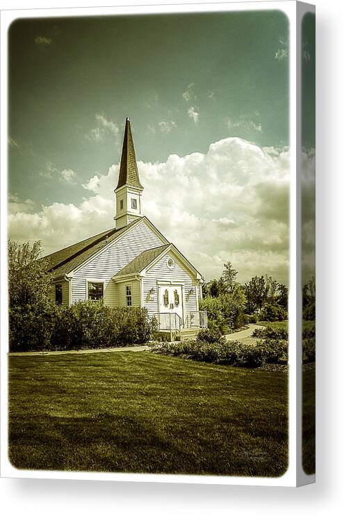 Church Canvas Print featuring the photograph Schram Memorial Chapel by Julie Palencia