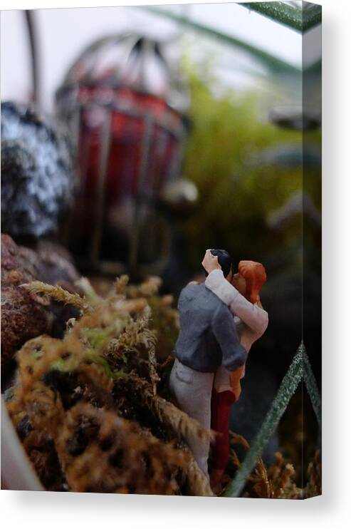 Secret Canvas Print featuring the photograph Small World - Alone Together by Richard Reeve
