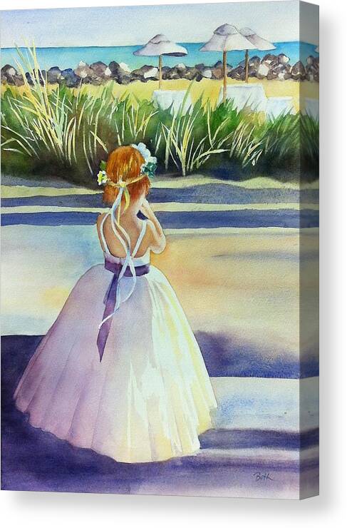 Wedding Canvas Print featuring the painting Someone's Big Day by Beth Fontenot