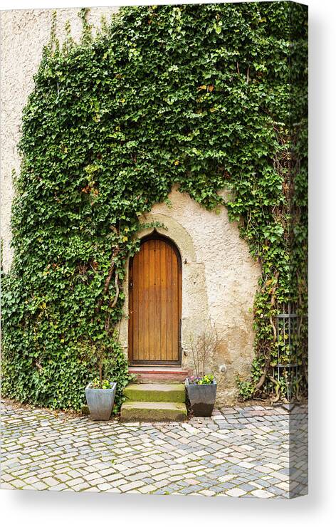Romantic Road Canvas Print featuring the photograph Stock Photo Tauberbischofsheim Germany by Backyardproduction