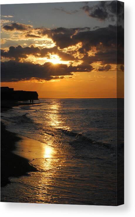 Sunset Canvas Print featuring the photograph Sunset by Jaron Wood