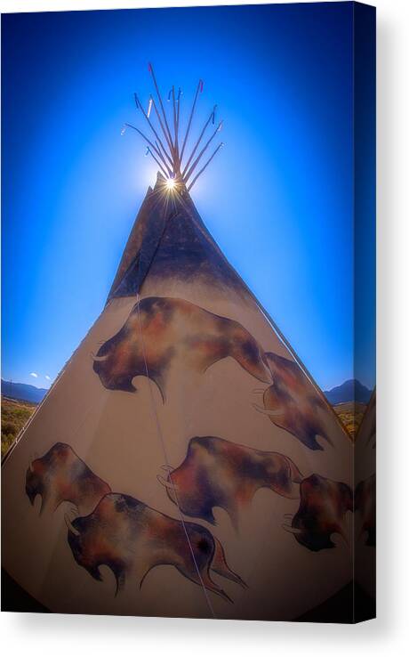 New Mexico Canvas Print featuring the photograph Teepee by Joye Ardyn Durham