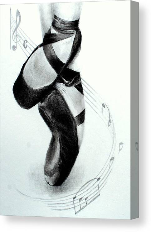 ballet shoe art print