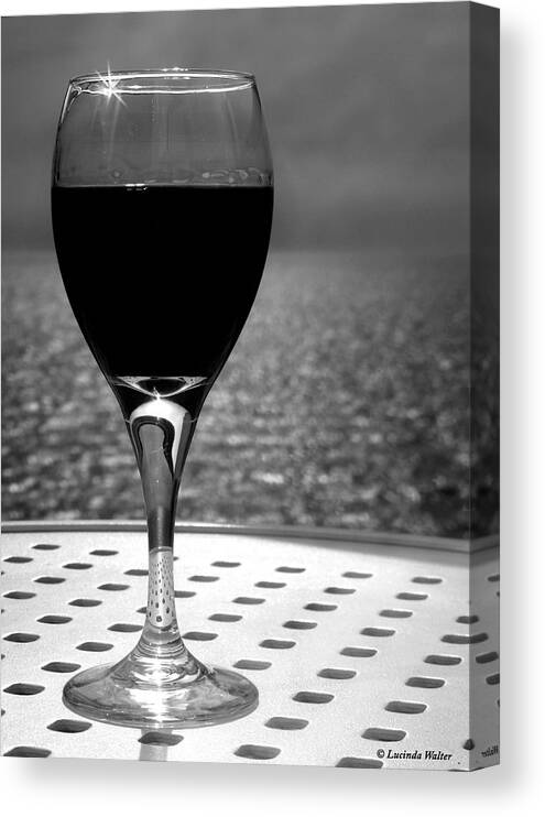 Wine Canvas Print featuring the photograph Time to Relax by Lucinda Walter