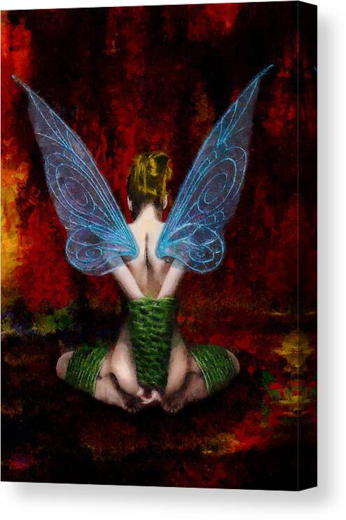Tink Canvas Print featuring the painting Tink's Fetish by Christopher Lane