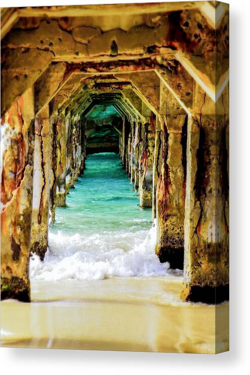 Waterscapes Canvas Print featuring the photograph Tranquility Below by Karen Wiles