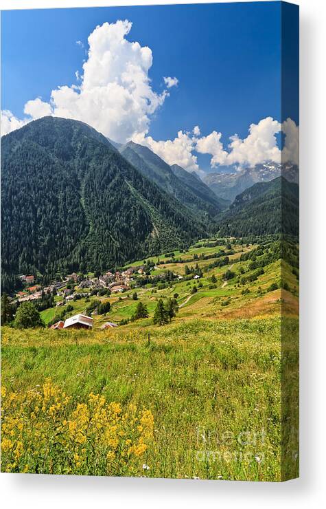 Alpine Canvas Print featuring the photograph Trentino - Val di Pejo by Antonio Scarpi