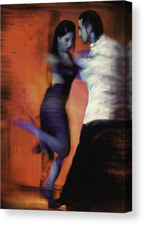 Tango Canvas Print featuring the photograph Two For Tango by Steven Boone