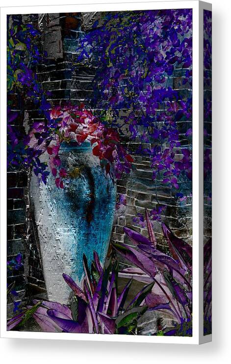 Flowers Canvas Print featuring the photograph Vase by Athala Bruckner