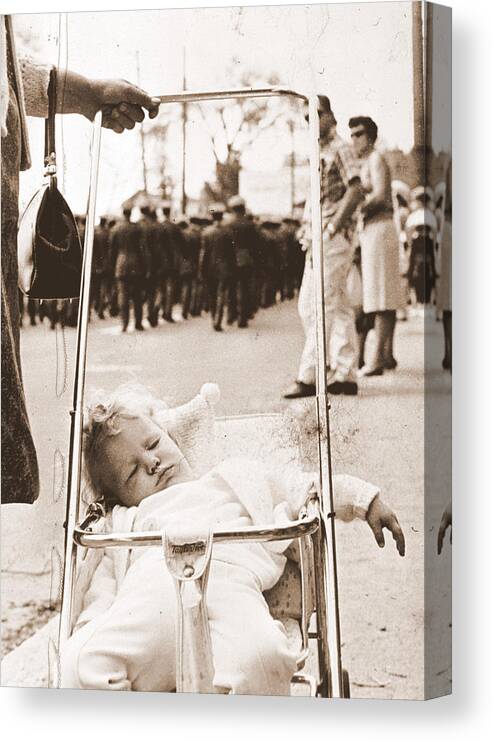 Parade Canvas Print featuring the photograph Wake me when it's over by John Warren