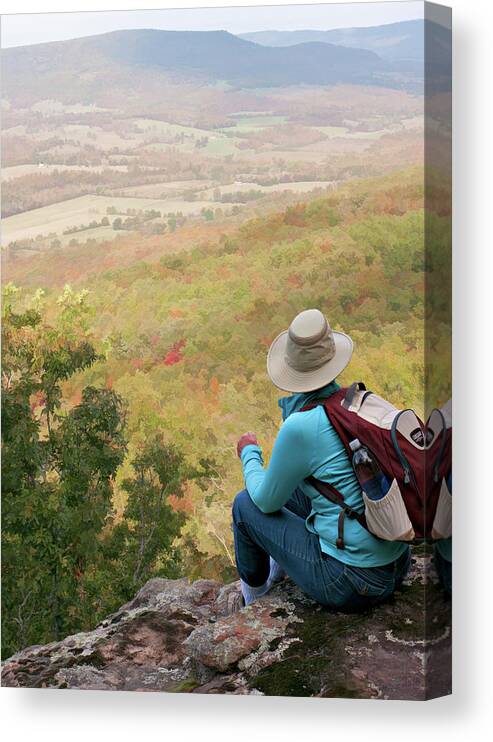 Ozarks Canvas Print featuring the photograph 11428 Scenic Break by John Prichard