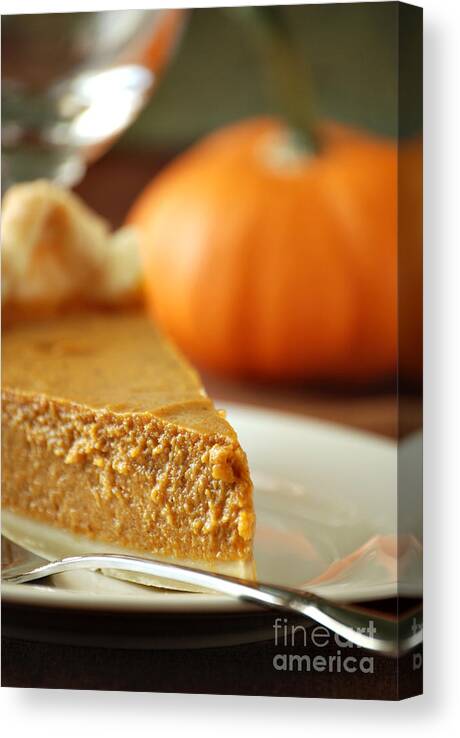 Autumn Canvas Print featuring the photograph Pumpkin Pie #2 by HD Connelly