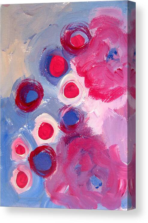 Abstract Art Canvas Print featuring the painting Abstract VI by Patricia Awapara