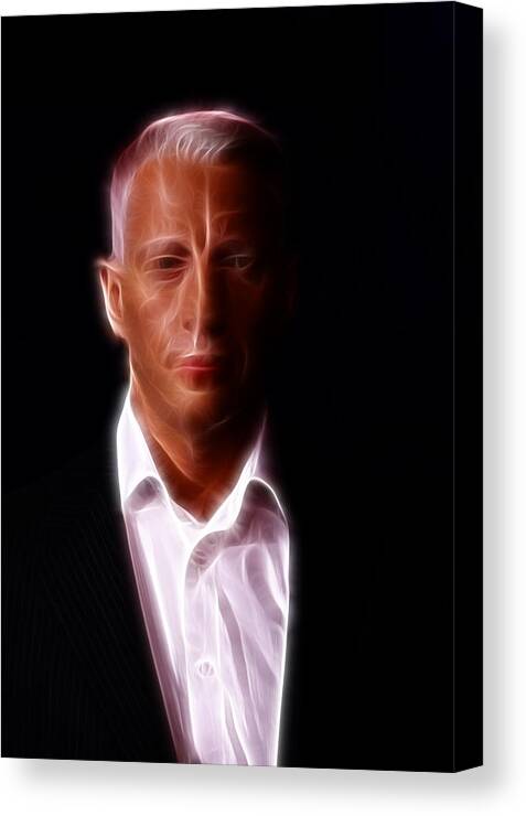 Lee Dos Santos Canvas Print featuring the photograph Anderson Cooper - CNN - Anchor - News by Lee Dos Santos
