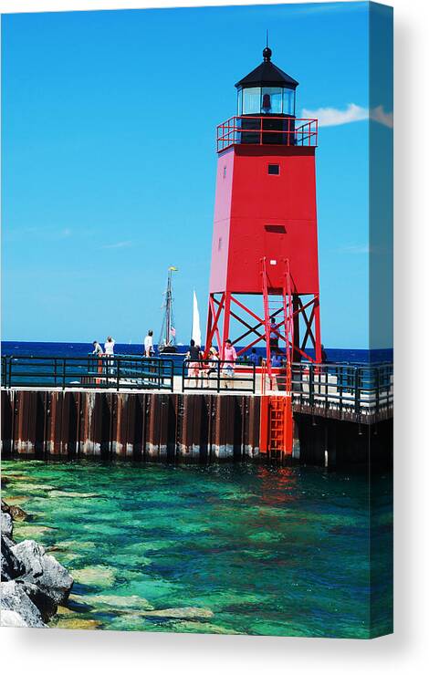 Jma Canvas Print featuring the photograph Charlevoix Light by Janice Adomeit