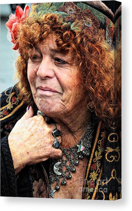 Woman Canvas Print featuring the photograph Fortune Teller by Kathleen K Parker
