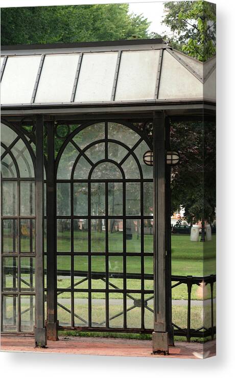Windows Canvas Print featuring the photograph Garden Windows by Margie Avellino
