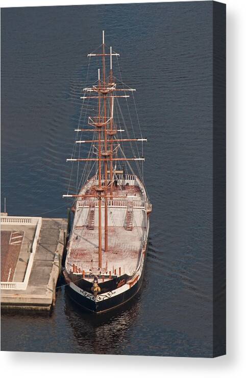 Jose Gaspar Canvas Print featuring the photograph Jose Gaspar Pirate Ship Tampa by John Black