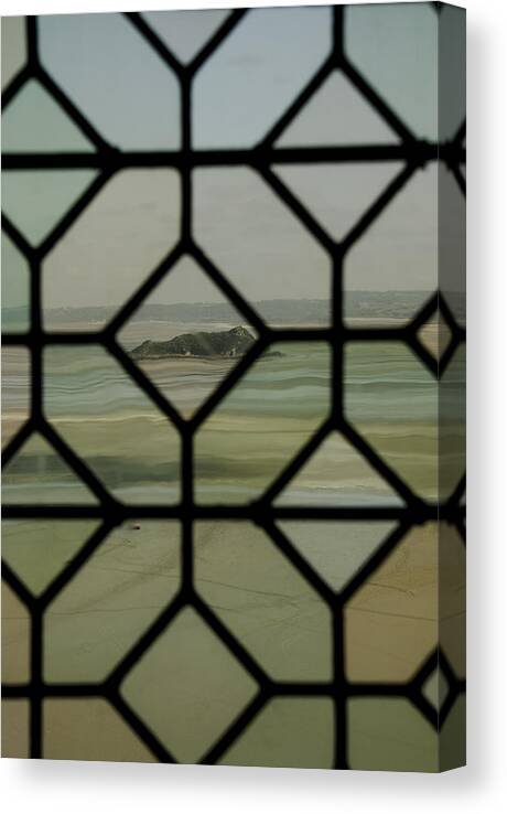Stained Glass Canvas Print featuring the photograph Mosaic Island by Marta Cavazos-Hernandez