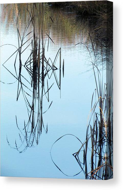 Water Canvas Print featuring the photograph Nature's Art by I'ina Van Lawick