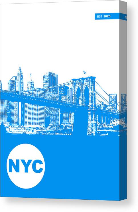  Canvas Print featuring the photograph New York Poster by Naxart Studio