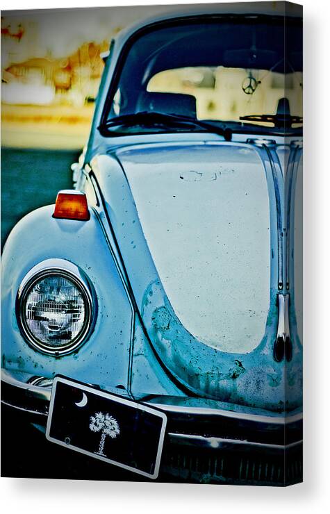 Vw Canvas Print featuring the photograph Peace Bug by Randall Cogle
