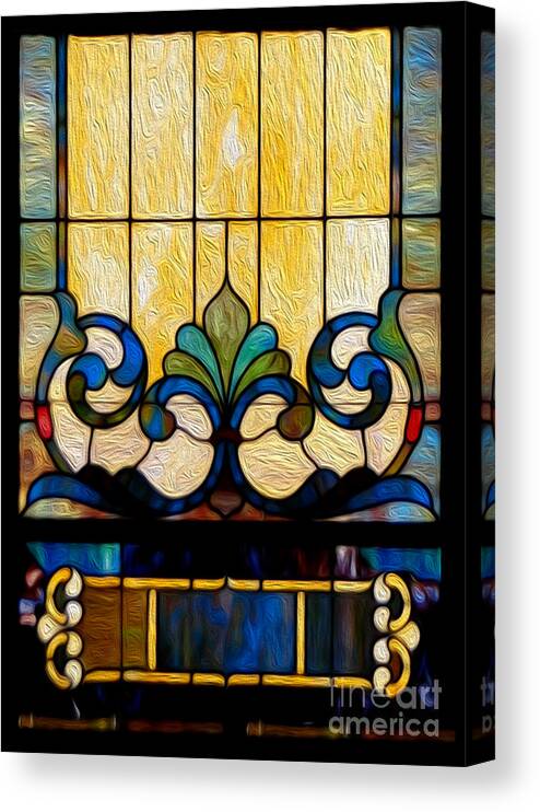 Stained Glass Canvas Print featuring the photograph Stained Glass by Jose Luis Reyes