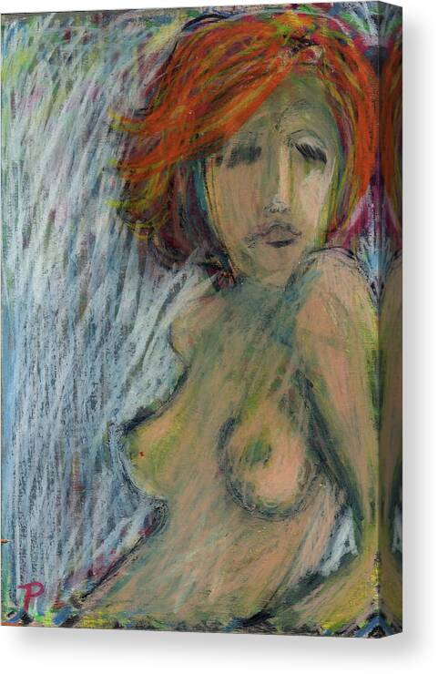 Crayon Canvas Print featuring the painting Untitled by Todd Peterson