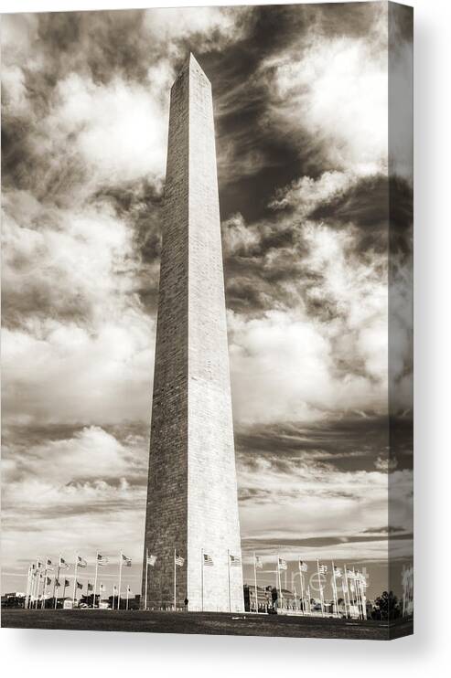 Washington Monument Canvas Print featuring the photograph Washington Monument by Dustin K Ryan