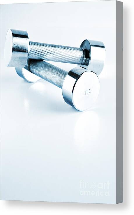 Weights Canvas Print featuring the photograph Weights by HD Connelly