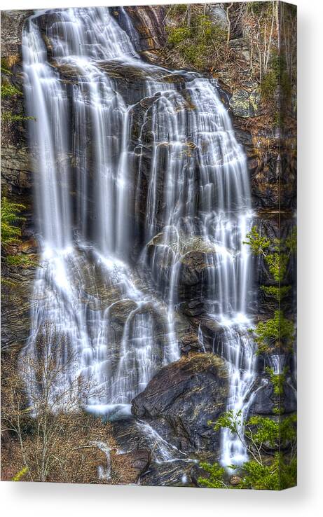 Western North Carolina Canvas Print featuring the photograph Whitewater by Rick Hartigan
