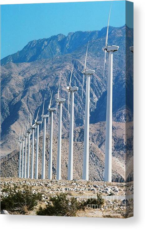 Windmills Canvas Print featuring the photograph Windmills 3 by Kip Vidrine