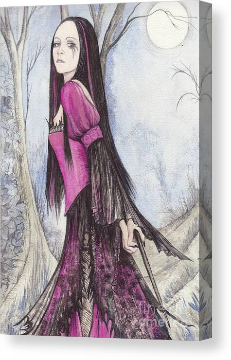 Mis Witch Canvas Print Canvas Art By Morgan Fitzsimons