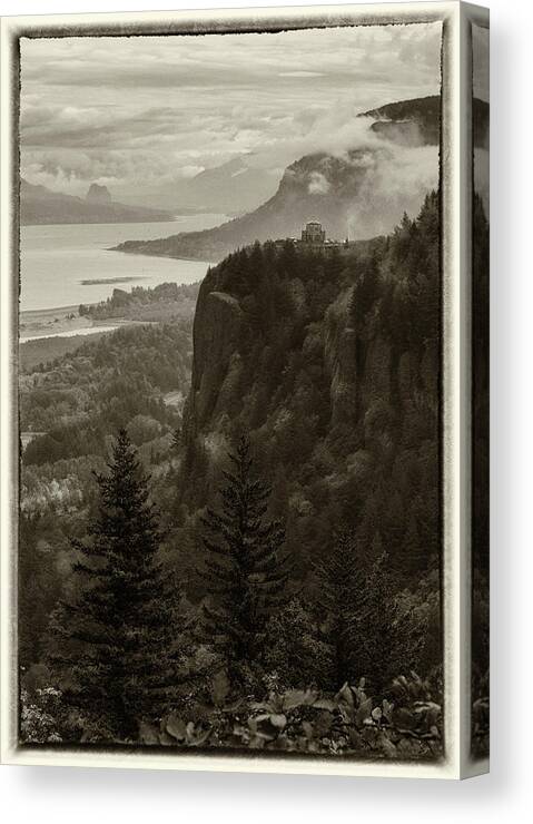 Columbia River Gorge Canvas Print featuring the photograph Columbia River Gorge #2 by Angie Vogel