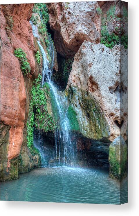 Elves Chasm Canvas Print featuring the photograph Elves Chasm #1 by Britt Runyon