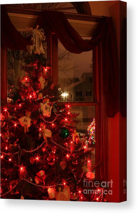 Twas The Night Before Christmas Canvas Print featuring the photograph Twas The Night Before Christmas #1 by Wayne Moran