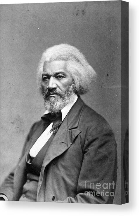 1885 Canvas Print featuring the photograph Frederick Douglass #17 by Granger