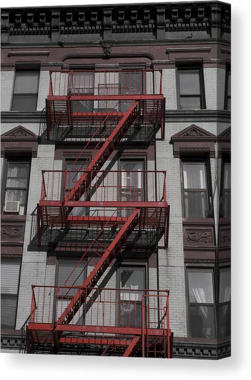 Fire Canvas Print featuring the photograph 2 Red Zs by Henri Irizarri