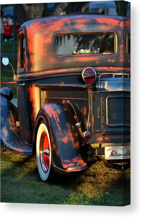  Canvas Print featuring the photograph Classic Ford Pickup by Dean Ferreira