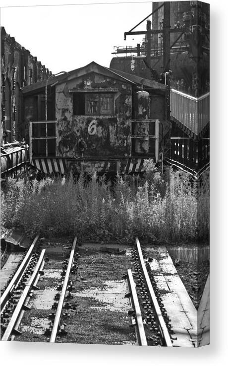 Bethlehem Steel Canvas Print featuring the photograph 6 by Michael Dorn