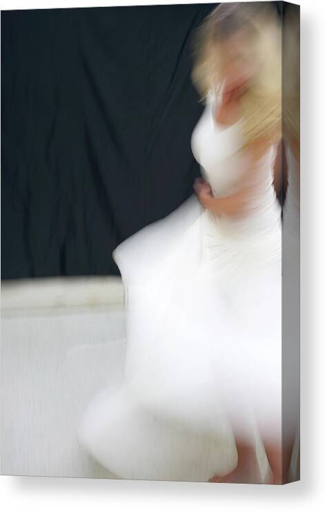 Dance Canvas Print featuring the photograph A Dance in White #1212 by Raymond Magnani